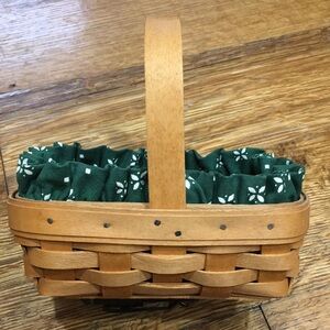Longaberger basket with liner
